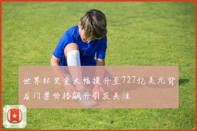 世界杯奖金大幅提升至727亿美元背后门票价格飙升引发关注