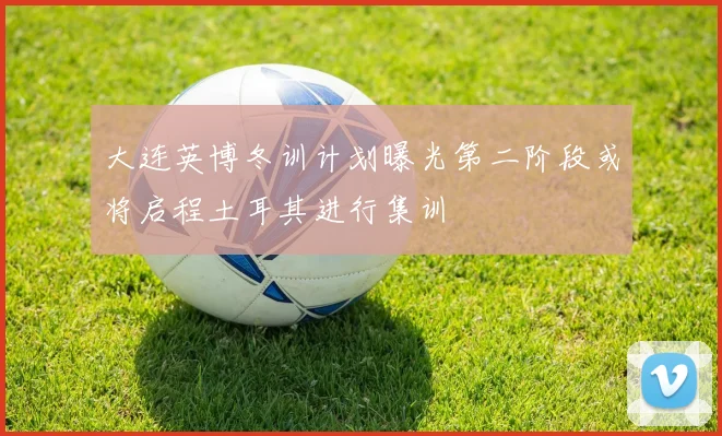 大连英博冬训计划曝光第二阶段或将启程土耳其进行集训